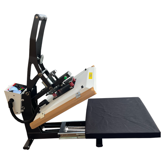 Professional Heat Press Machine 38x38cm – Semi Auto with Drawer | Perth Stock