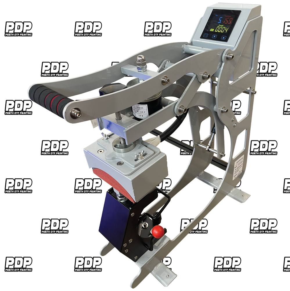 Professional Semi-Auto Cap Heat Press Machine 8.5x14cm, Hat Press for DTF, Transfers & Sublimation, Perth Stock