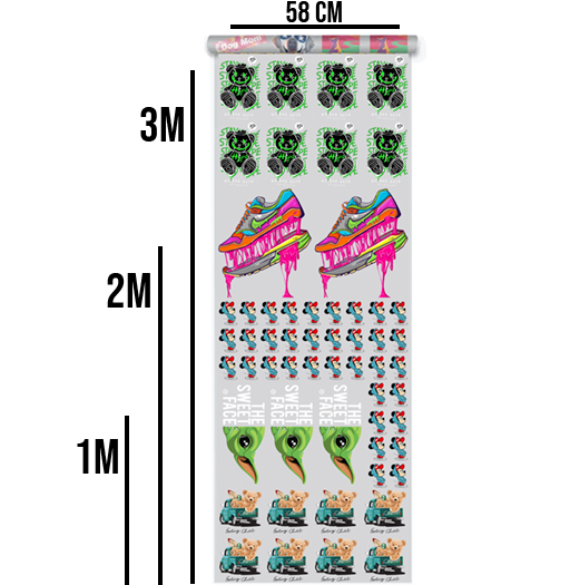 DTF Gang Sheet 24H turnaround – (1m, 2m, 3m, 4m) Custom Transfers by the Meter | Perth DTF