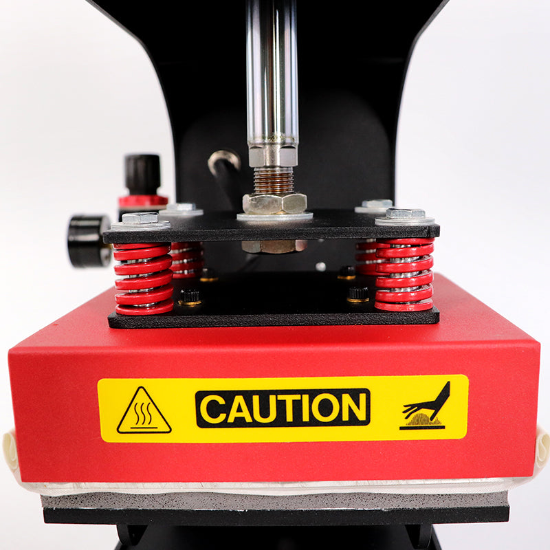 Heat Press Single Station 15x15cm Pneumatic – Full Auto | High Opening | Foot Pedal | Perth Stock