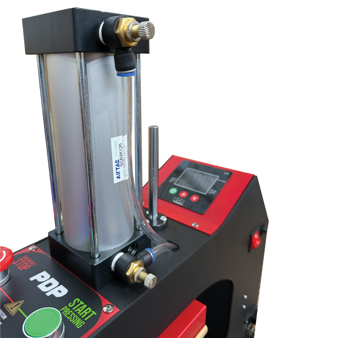 Heat Press Single Station 15x15cm Pneumatic – Full Auto | High Opening | Foot Pedal | Perth Stock