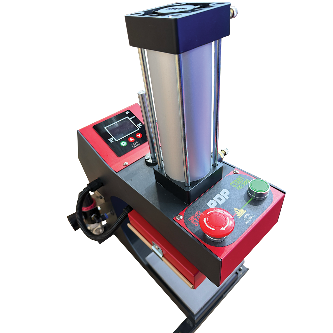 Heat Press Single Station 15x15cm Pneumatic – Full Auto | High Opening | Foot Pedal | Perth Stock